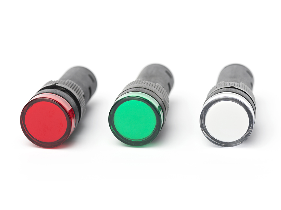 Lumonic LED Kontrollleuchte 12mm Grün aus Edelstahl I Signalleuchte mit  Schraubanschluss - IP67 I Signallampe für Auto mit 6V, 12V & 24V LED  Spannung : : Elektro-Großgeräte